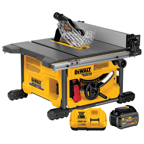 DEWALT  DCS7485T1  60V Max FlexVolt? 8-1/4" Table Saw Kit - Each