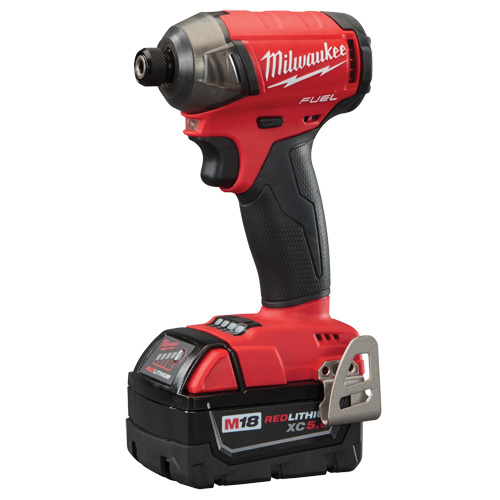 Milwaukee  2760-22  M18 Fuel? Surge? 1/4" Hex Hydraulic Impact Driver Kit, 1/4", 37.5 ft-lbs Max. Torque, 18 V - Each