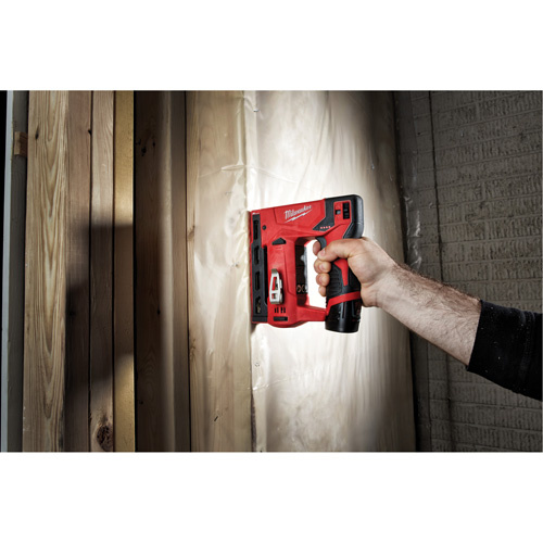 Milwaukee 2447-20 M12 Crown Stapler, 1/4" - 9/16" Staples-(Each)