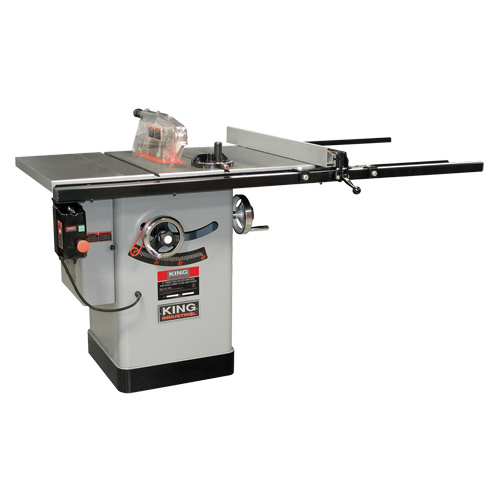 King Canada  KC-10KX/U50  Cabinet Table Saw with Riving Knife, 230 V, 9.6 A, 3850 RPM - Each