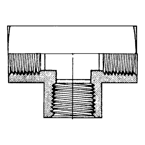 Topring  41.265  Female Pipe Tees, Brass, 1/8" - Each
