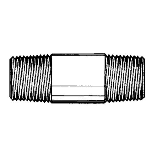 Topring  41.400  Long Pipe Nipple, Brass - Each