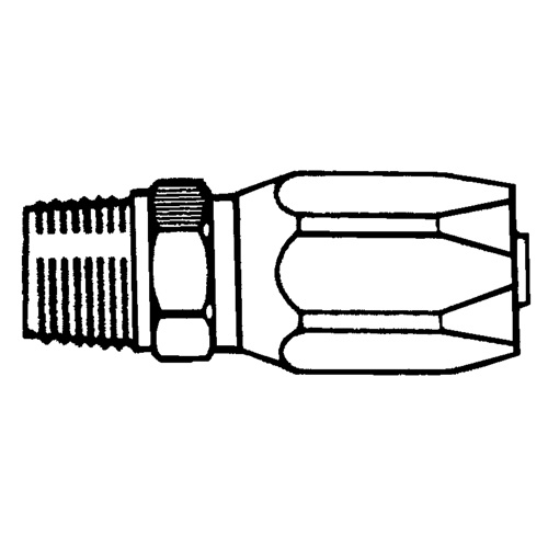 Topring  41.800  Fittings - Reusable Hose Fittings, 1/2" Dia., Brass - Each