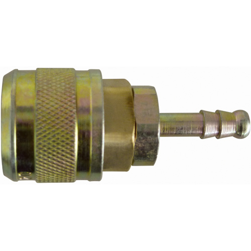 Topring  20.744  Automax 1/4" Hose Barb Quick Coupler, Brass - Each