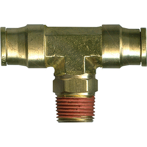 Fairview Fittings PC72SW-4B Swivel Branch Tee, Brass, 1/4" x 1/4"-(Each)