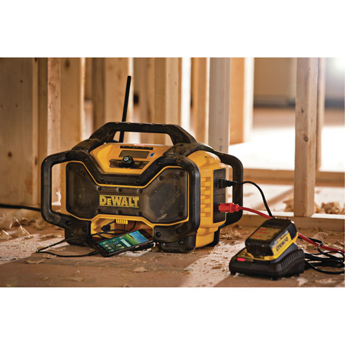 DEWALT  DCR025  Jobsite Bluetooth Radio (Tool Only), Lithium-Ion, 60V - Each