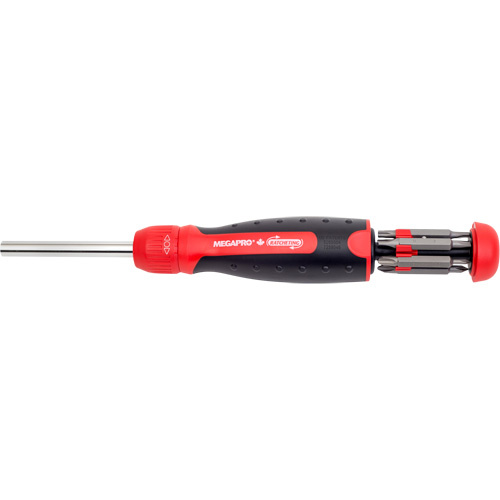 Megapro 211R2CTPRD Ratcheting Tamperproof Screwdriver, 8-1/2" L, Cushion Grip Handle-(Each)