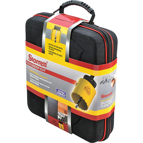 Starrett  KDC11042-N  Industrial Hole Saw Kit, 14 Pieces - Each