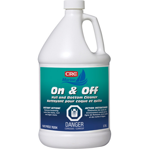 CRC Canada 1006430 On & Off Hull & Bottom Cleaner, 3.78 L, Jug-(Bottle)