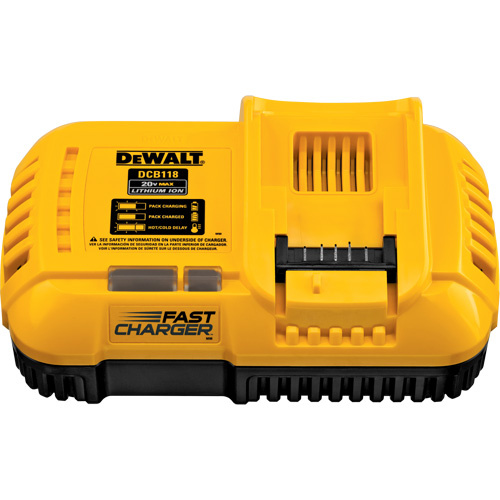 DEWALT  DCB118  Fan Cooled Fast Charger, 20 V, Lithium-Ion - Each