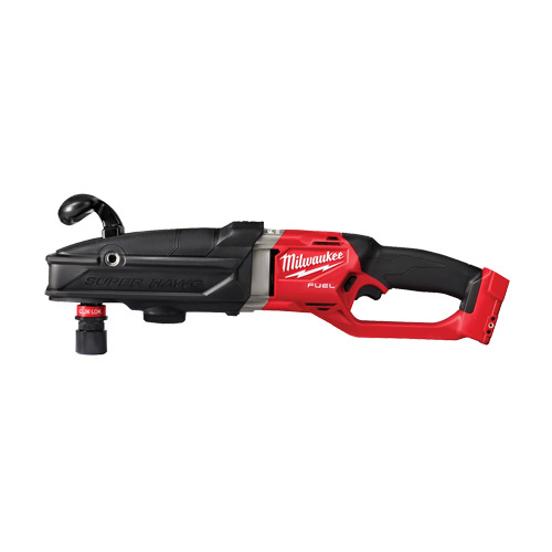 Milwaukee 2811-20 M18 Fuel Super Hawg Right Angle Drill (Tool Only), 18 V, 1/2" Chuck, Lithium-Ion-(Each)
