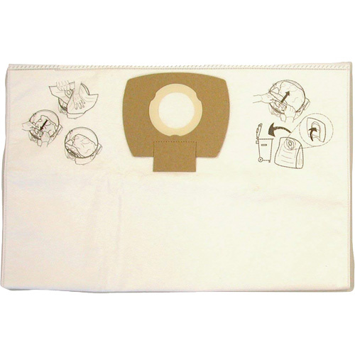 Makita  P-72899  Paper Vacuum Filter Bags, 8 US gal. - Pack of 5
