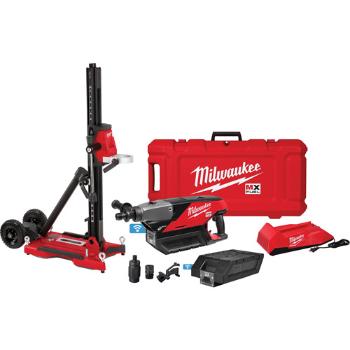 Milwaukee MXF301-2CXS MX Fuel Handheld Core Drill Kit with Stand-(Each)