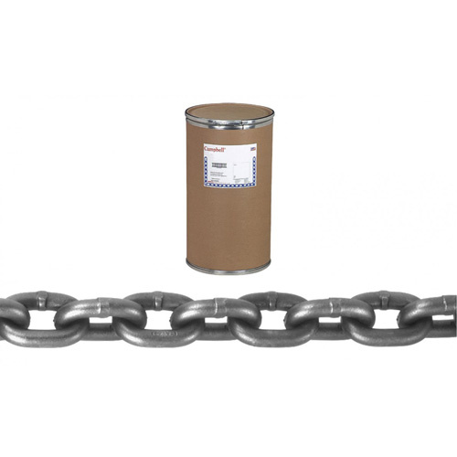 Campbell  T0402012  System 8 Cam-Alloy Chain, Alloy Steel, 1-1/4" x 60' (18.3 m) L, Grade 80, 72300 lbs. (36.15 tons) Load Capacity - Drum
