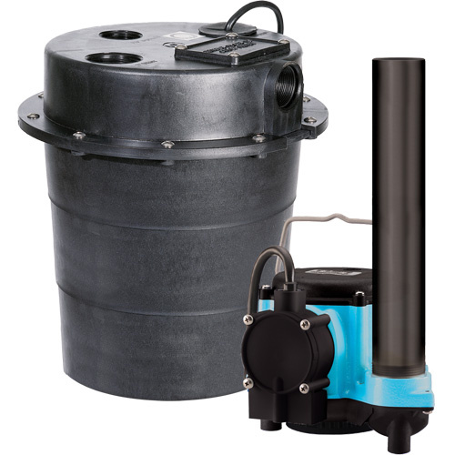 Little Giant Pump Company  506055  WRS Series Submersible Pump, 45 GPM, 115 V, 9 A, 1/3 HP - Each