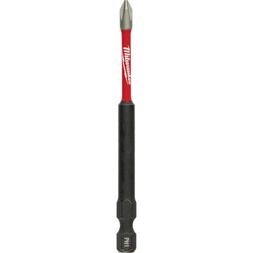 Milwaukee  48-32-4560  Shockwave? Impact-Duty? Driver Bit, Phillips, #1 Tip, 1/4" Drive Size, 3-1/2" Length - Each