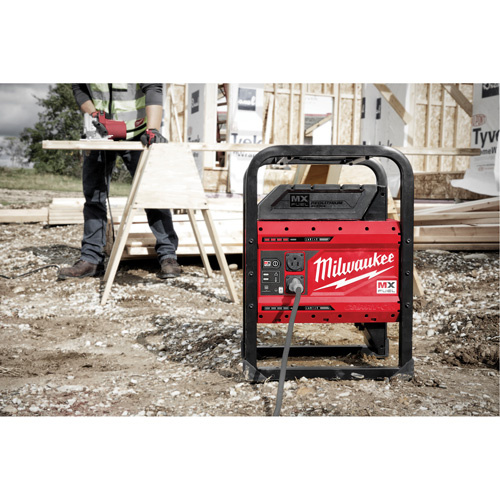 Milwaukee MXF002-2XC MX Fuel Carry-On Power Supply, 1800 W/3600 W, Lithium Ion, 20-4/5" H x 12" W x 15" D, 49.7 lbs.-(Each)