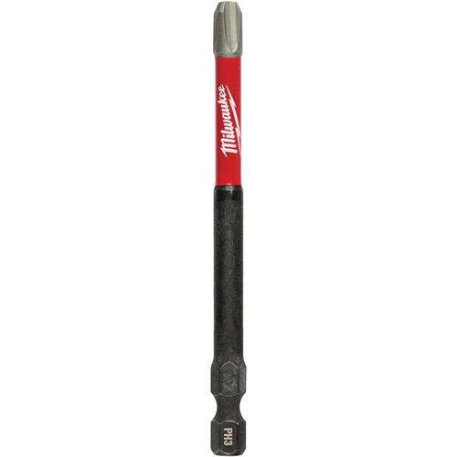 Milwaukee  48-32-4664  Shockwave? Impact Duty? Screwdriver Bit, Phillips, #3 Tip, 1/4" Drive Size, 3-1/2" Length - Pack of 2