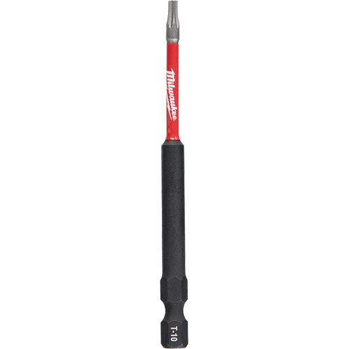 Milwaukee  48-32-4676  Shockwave? Impact Duty? Screwdriver Bit, Torx, T-10 Tip, 1/4" Drive Size, 3-1/2" Length - Pack of 2