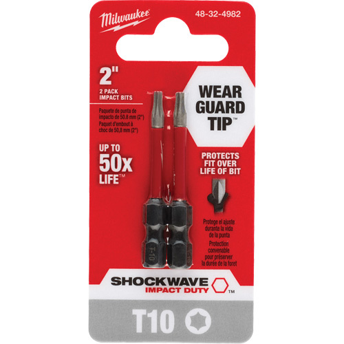 Milwaukee Shockwave™ Impact Duty™ Screwdriver Bit  (Pack of 2)-Click on options for variations & Details.