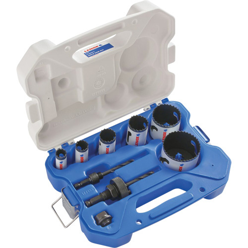 Lenox  30860C600P  Plumber Bi-Metal Hole Saw Set, 9 Pieces - Each