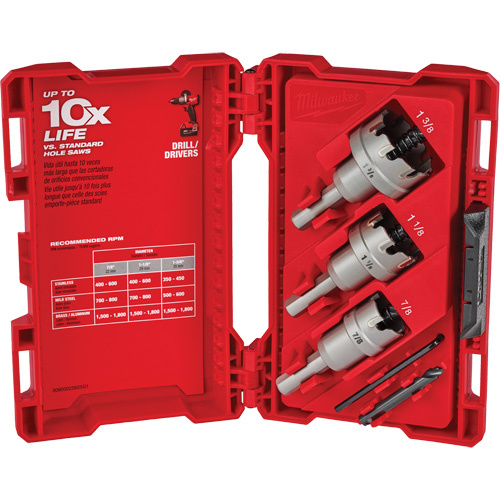 Milwaukee One-Piece Carbide Hole Cutter Set  (Each)-Click on options for variations & Details.