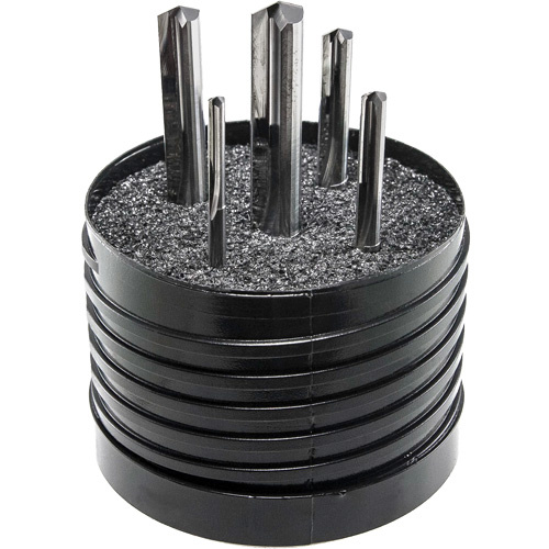 Walter Surface Technologies  710A5  Drillco<sup>?</sup> Straight Flute Drill Bit Set, 5 Pieces, Carbide - Each