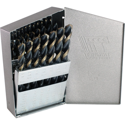 Walter Surface Technologies  099505  Triumph<sup>?</sup> ThunderBit<sup>?</sup> Heavy-Duty T17HD+ Metal Index Jobber Drill Bit Set, 29 Pieces, High Speed Steel - Each