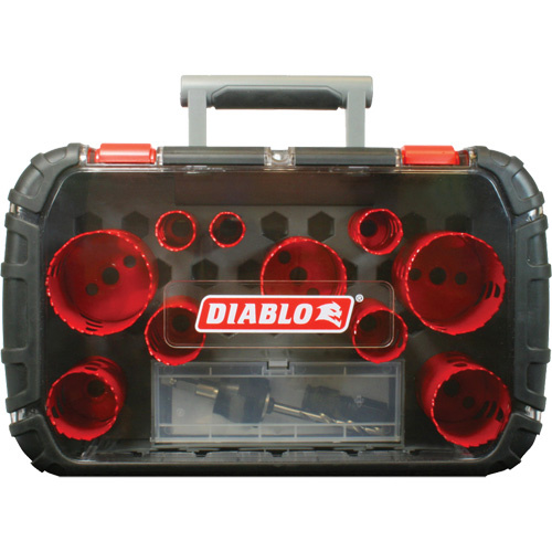 Diablo  DHS14SGP  General Purpose Bi-Metal Hole Saw Set, 14 Pieces - Each