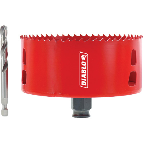 Diablo  DHS4375RL  Recessed Lighting Hole Saw, 4-3/8", 1-7/10" Depth of Cut - Each