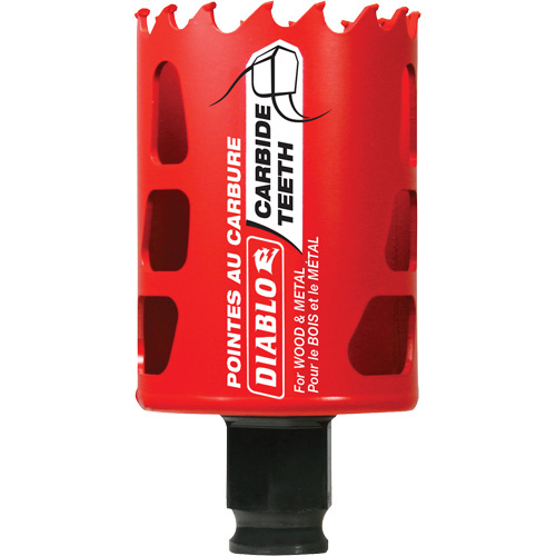 Diablo  DHS1875CT  Wood & Metal Hole Saw, 1-7/8", 2-3/8" Depth of Cut, Carbide - Each