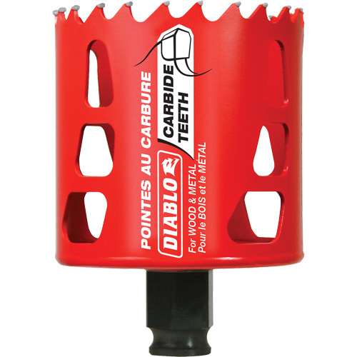 Diablo  DHS2625CT  Wood & Metal Hole Saw, 2-5/8", 2-3/8" Depth of Cut, Carbide - Each