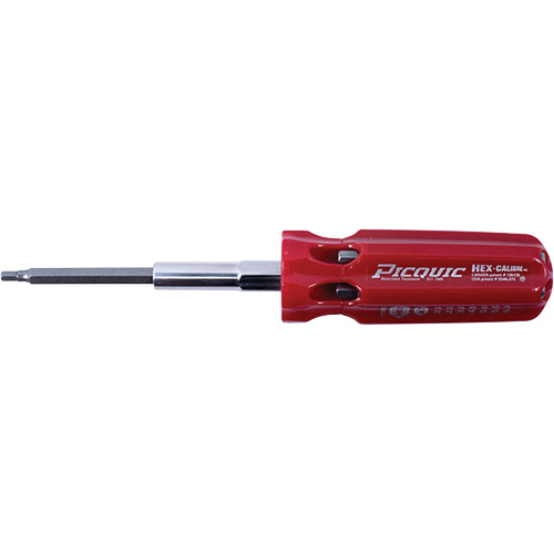 Picquic  88153  Hex-Calibre? Metric Multi-Bit Screwdriver, Plastic Handle - Each