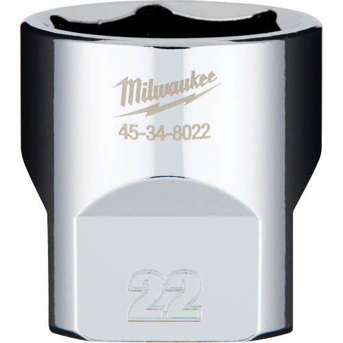 Milwaukee Metric Socket with Four Flat™ Sides  (Each)-Click on options for variations & Details.