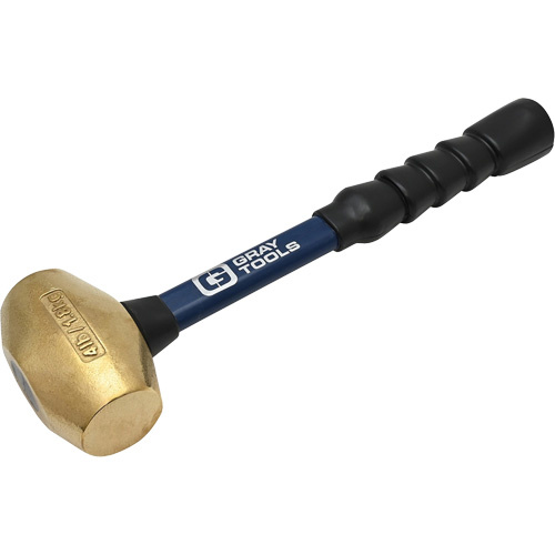 Gray Tools  BRS4A  Brass Hammer, 4 lbs. Head Weight, 14" L - Each