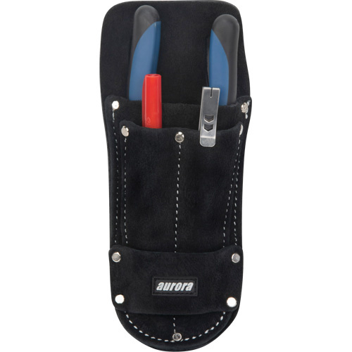 Aurora Tools  Tool Pouch, Plier Holder, Leather, 1 Pockets - Each