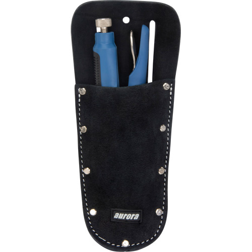 Aurora Tools  Tool Pouch, Plier Holder, Leather, 1 Pockets - Each