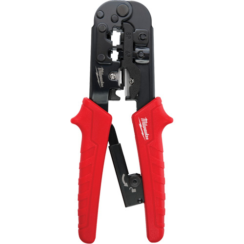 Milwaukee 48-22-3076 Ratcheting Modular Crimper & Stripper-(Each)