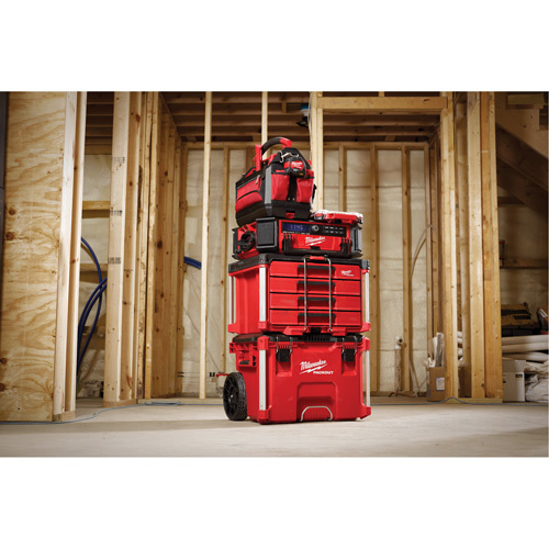 Milwaukee  48-22-8444  PackOut? 4-Drawer Tool Box, 16-3/10" x 22-1/5" x 14-3/10", Red - Each