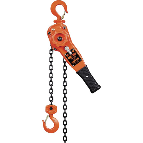JET  110412  KLP-75L-5 KLP Series Lever Chain Hoists, 5' Lift, 1500 lbs. (0.75 tons) Capacity, Steel Chain - Each