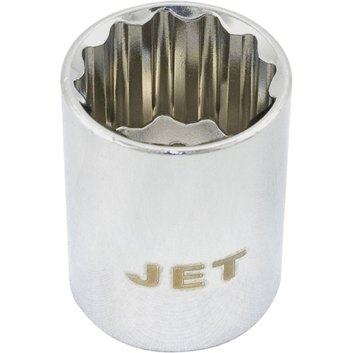 JET  672240  Chrome Socket, 1-1/4", 1/2" Drive, 12 Points - Each