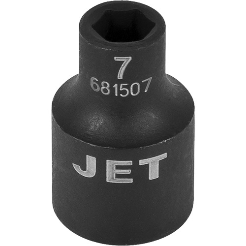 JET  681507  Socket, Impact, 7 mm, 6 Points - Each