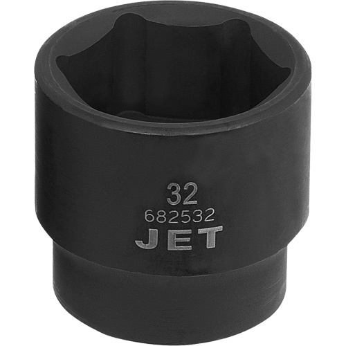 JET  682532  Socket, Impact, 32 mm, 1/2" Drive, 6 Points - Each