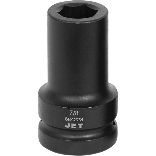 JET  684228  Socket, Impact, 7/8", 1" Drive, 6 Points, Deep - Each