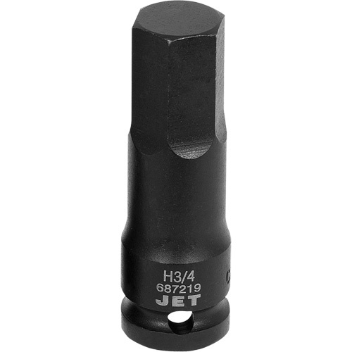 JET  687219  Impact Socket Bits, Hex, 3/4" x 1/2" Drive - Each