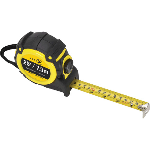 JET  775979  JLTM-425SM Tape Measures, 1" x 25', Metric & Imperial Graduations - Each