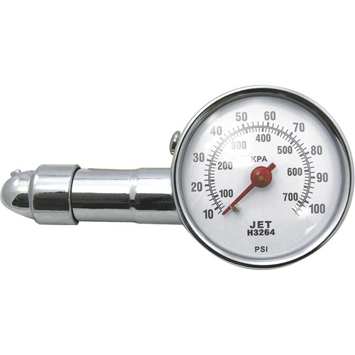JET H3264 Dial Type Tire Pressure Gauges-(Each)