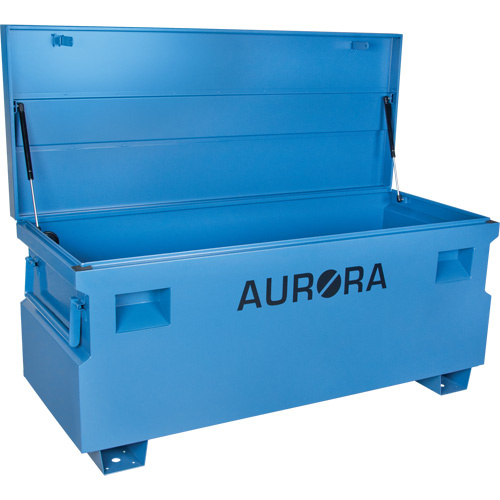 Aurora Tools UAW870 Jobsite Tool Box, 60" x 24" x 27-1/2", Steel, Blue-(Each)