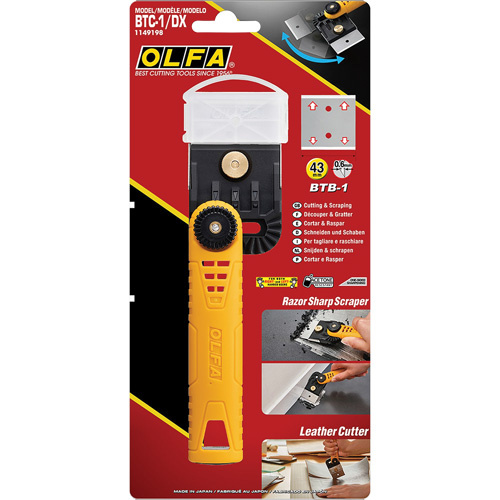 Olfa  1149198  BTC-1/DX Multi-Purpose Scraper with Adjustable Head - Each