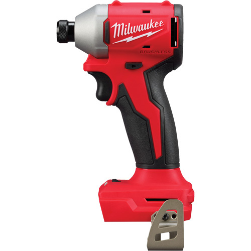 Milwaukee 3651-20 M18 Compact Brushless 3-Speed Hex Impact Driver (Tool Only), Lithium-Ion, 18 V, 1/4" Chuck, 1700 in-lbs Torque-(Each)